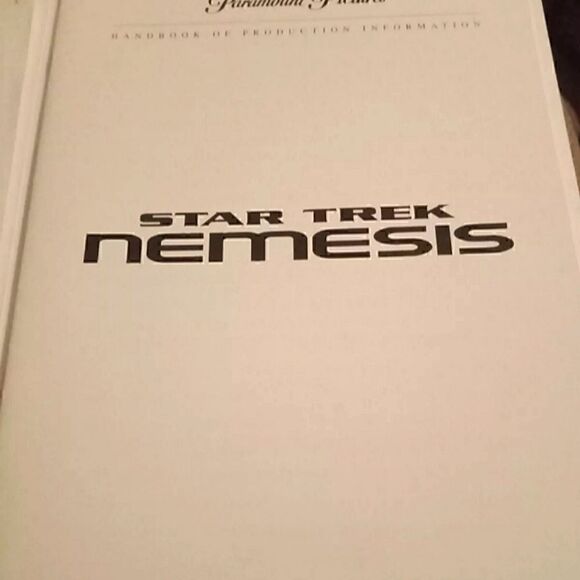 Star Trek Nemesis Handbook Of Production Information, letter of release date. - Picture 1 of 8
